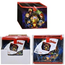 Marvel Avengers Spiderman Children's Collapsible Storage Toy Box with Handle La
