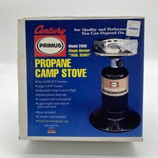 Century Model 2058 Trail Scout Single Burner Propane Camp Stove New In Box Century Model 2058 Trail Scout Single Burner Propane Camp Stove New In Box