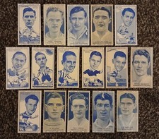 16 x Football Turf Cigarette Cards 1950's