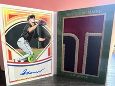 2025 Panini Boys Of Summer Slade Caldwell Patch Auto Booklet /10 Diamondbacks