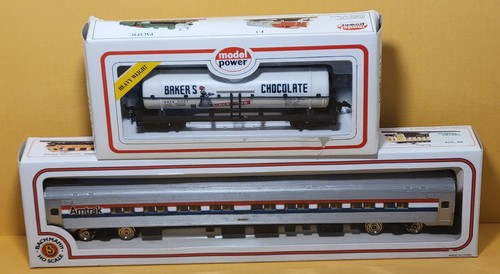 Entrenador de flota escala HO Bachman 72205 iluminado y modelo Power Baker' Chocolate 8170 | Zustand: Used