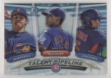 2018 Bowman Talent Pipeline Mark Zagunis Adbert Alzolay Jose Albertos 9gy