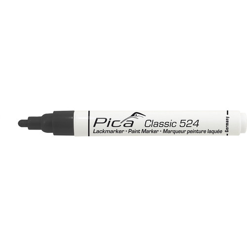 Pica Classic 524/46 Industry Paint Marker, Black