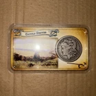 1890 O Morgan Silver Dollar " Cattle Drives" Wild West Series Littleton