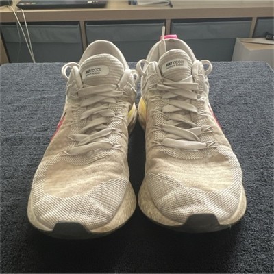 Nike React Infinity Run Flyknit 2 Rawdacious White Pink Yellow DJ5395-100 2021