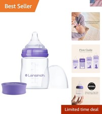 Clinically Proven 5 oz Anti-Colic Baby Bottle - Perfect for Breastfeeding