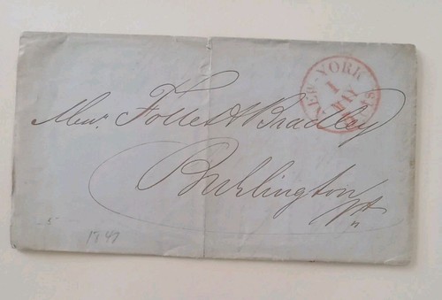 A46 # Old 1847 Cover / Formal Bissness Letter