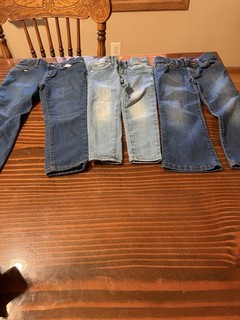 lote de 3 pares de vaqueros niña talla 4