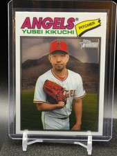 Yusei Kikuchi 2026 Topps Heritage Chrome Base #167 - Los Angeles Angels