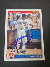 1992 Upper Deck TOM GOODWIN Dodgers In-Person Signed AUTO Autographed