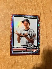 2023 Stars & Stripes - James Tronstein - #39 Red Stars Prizm Parallel #d /149
