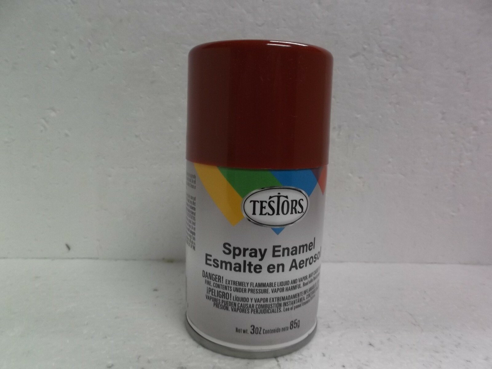 TESTORS SPRAY ENAMEL PAINT 1204 DARK RED 3oz CAN eBay