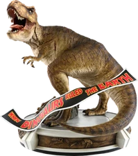Jurassic Park T-Rex Gallery Rotunda Rex 1/9 Statue Diorama Chronicle Sideshow 