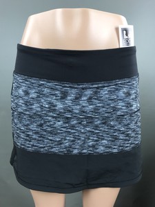 Lululemon Pace Rival Skirt Dramatic Static Black 6 Regular Tennis