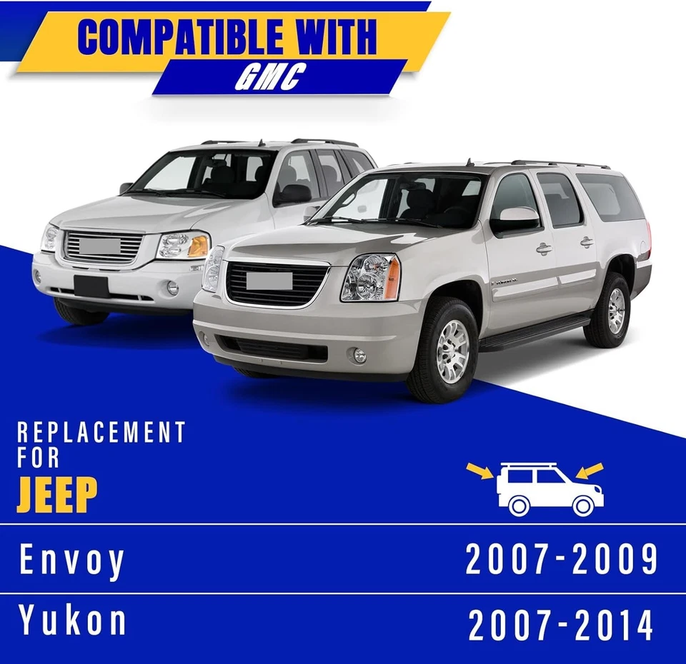 Juego de 3 limpiaparabrisas para 07-09 GMC Envoy/07-14 GMC Yukon 22"/21"/14" Foto 3 de 4