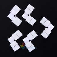 10x 8mm L Shape Corner Connector Led Strip Connector 2pin &solder Free Connector on sale 10x 8mm L Shape Corner Connector Led Strip Connector 2pin &solder Free Connector on sale