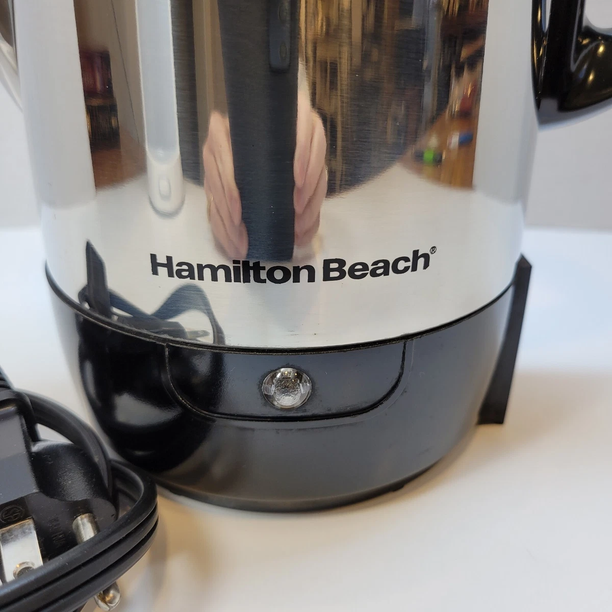 Hamilton Beach 12-Cup Electric Percolator Coffee Pot Stainless Steel