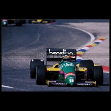 Photo A.005315 BENETTON B187 1987 THIERRY BOUTSEN F1 GRAND PRIX