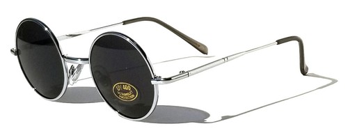 Kids Children Size Hippie Round Circle Lens Lennon Metal Sunglasses (Age 3-12) - Picture 5 of 22