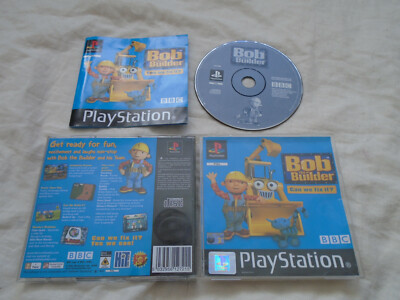 Bob the Builder: Can We Fix It PS1 (KOMPLETT) Kinder BBC Sony PlayStation