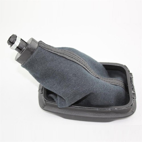 Cubierta de arranque de perilla de cambio de 5 velocidades de cuero PU apta para Skoda Fabia MK1 2000-2008 - Imagen 6 de 7