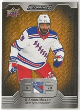 2023 2023-24 Upper Deck Engrained Oak 12 K'Andre Miller 180/349 New York Rangers