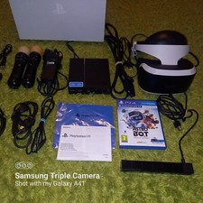 Sony PlayStation VR Headset Camera Bundle with game  and move controllers