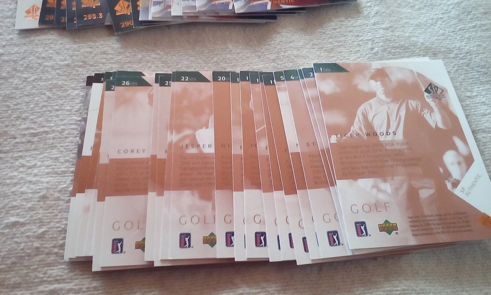 2003 SP Authentic Partial Golf Card Sets - Image 2 of 2