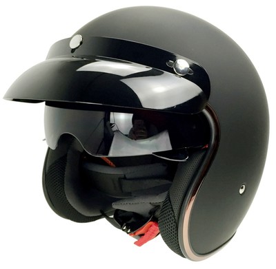 DOT Motorcycle Open Half Face Helmet Motobike 3/4 Scooter Helmets
