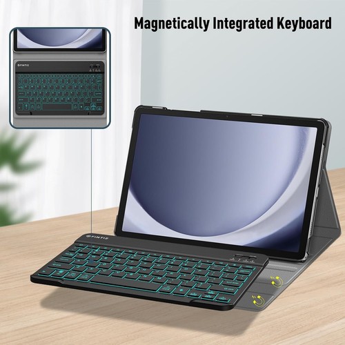 Backlight Keyboard Case for Samsung Galaxy Tab A9 Plus/A9+ 11'' Slim Stand Cover - Picture 5 of 17
