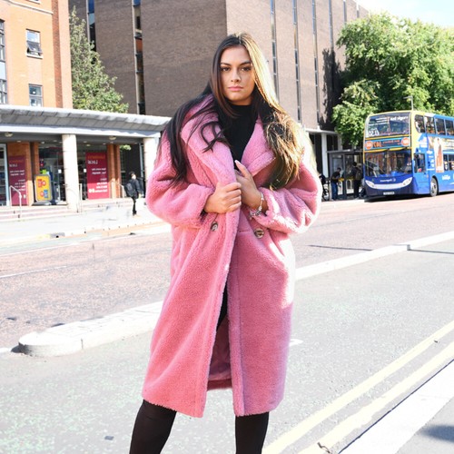 Wool Teddy Bear Jacket / Winter Loose 