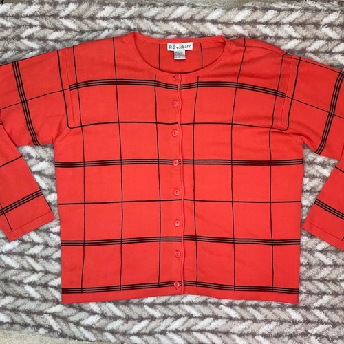 Dressbarn womens coral cardigan sweater 