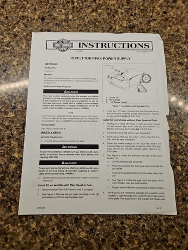 Harley-Davidson Service Repair Manual 2004 Touring Models 99483-04A - Picture 7 of 8
