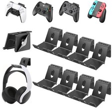 Controller  Headset Wall Mount Holder Foldable Stand for Gaming Accessories