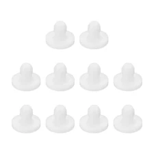 10pcs Hole Plug 1/8 Inch (3mm) Button Plugs Fit for 3mm Hole, White