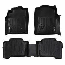 Smartliner Black 1st & 2nd Row Floor Liners for Toyota Tacoma