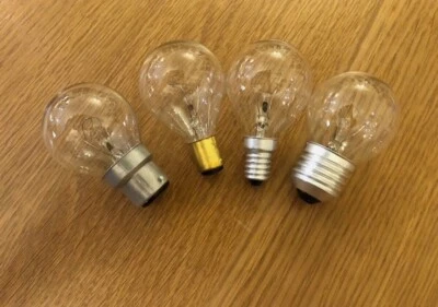 15w 25w 40w 60w Clear Golf Ball Light Bulb Lava Lamp BC ES SBC SES x6 Bulbs