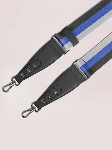 JuJuBe Bag Accessory Woven Strap - Black, Blue, & Grey - 第 2/5 張圖片