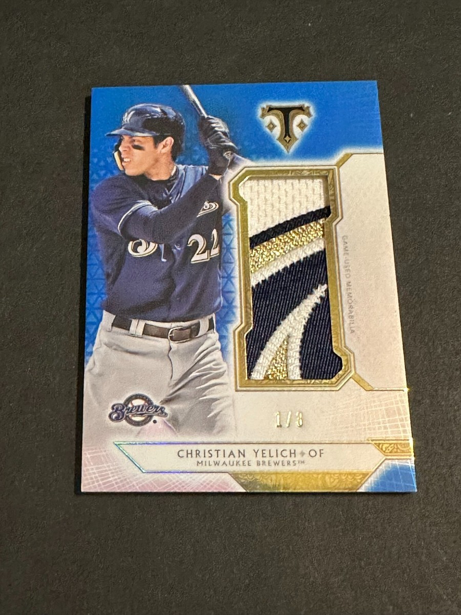 1/1 クリスチャン・イエリッチ Topps Triple Threads 2018 Topps Triple Threads Christian Yelich Single Jumbo