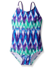 Kanu Surf Kelly One Piece Swimsuit Purple Size 14 5870