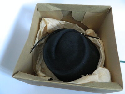 Vintage Glenover Black Wool Leather Trim Womens Hat Boho Vintage Ladies Hat Glenover Black S/m 1960s - Etsy main image 3