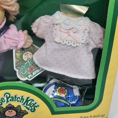 VINTAGE 1984 CABBAGE PATCH KIDS 5" MINI PLAYMATE DOLL IN ORIGINAL BOX COLECO - Picture 3 of 10