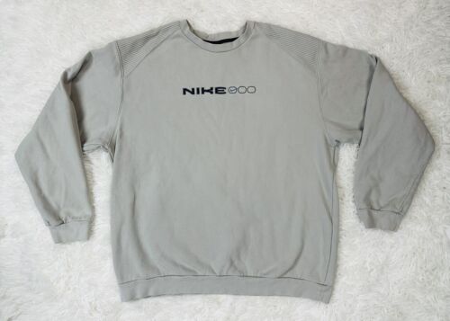 Vintage 90's Nike Swoosh Definition Logo Shirt Men's XXL 2XL USA Made Gray  G4-27