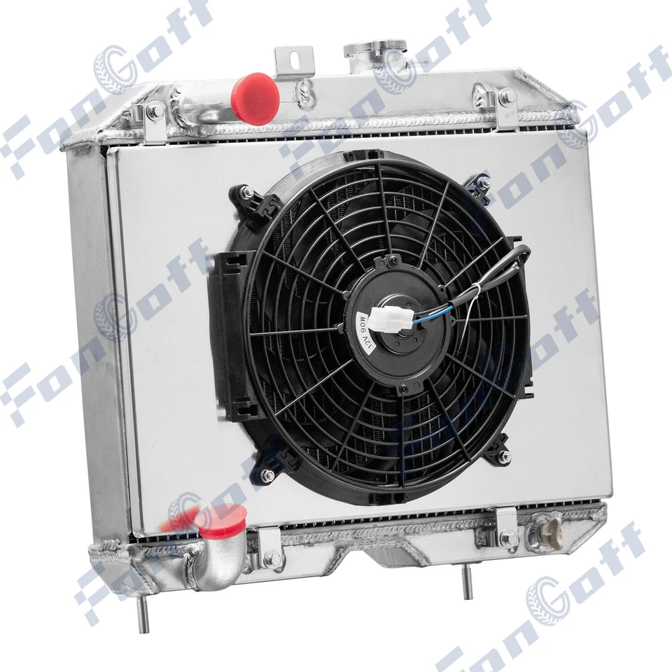 3 Row Radiator Shroud Fan For 1941-1952 1946 Jeep Willys MB/CJ-2A/M38/Ford GPW - Изображение 4 из 4