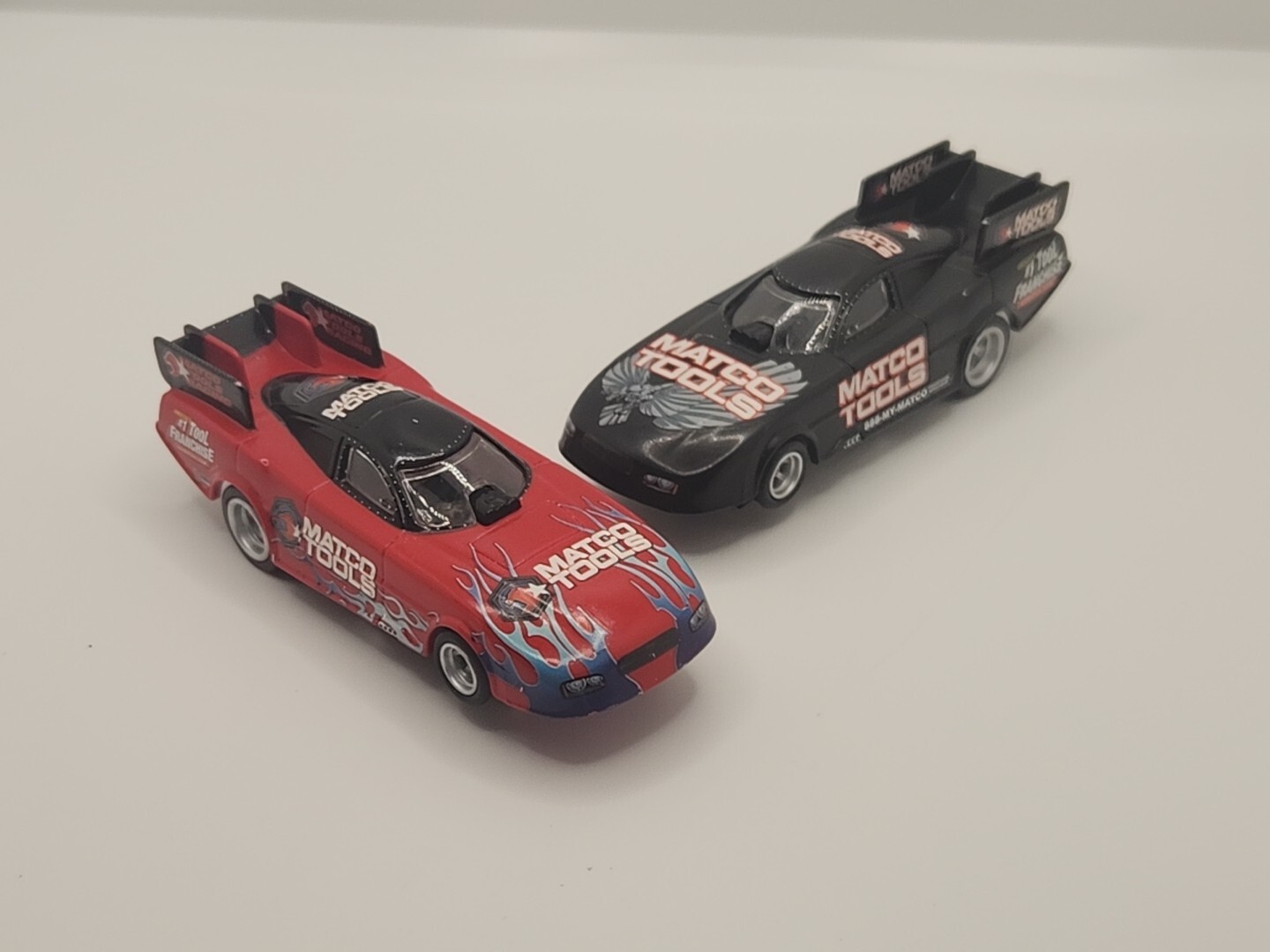 4Gear Auto World Matco Tools Dragster Drag Slot Cars Only LOT OF 2 VHTF RARE!
