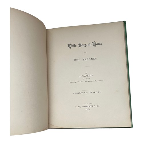 1878 Gilded Age Children's Book Little Stay at Home and Her Friends L Clarkson - Picture 7 of 20