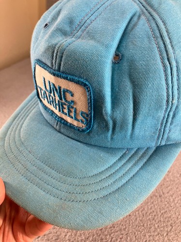 Vintage North Carolina UNC Tar Heels Snapback Hat Cap Patch 80s 90s Sports - Picture 4 of 19
