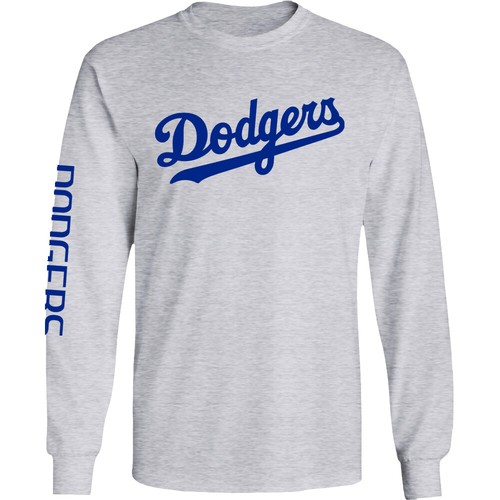 LA Dodgers Wordmark Langarm T-Shirt Los Angeles Baseball LAD BLD04 - Bild 14 von 16