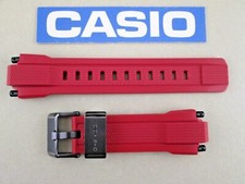 Genuine Casio G-Shock MTG-B1000B MTG-B1000B-1A4 red resin watch band 10590969