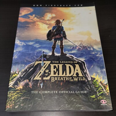 Legend of Zelda: Breath of the Wild Official Guide from Piggyback 2017 No Map